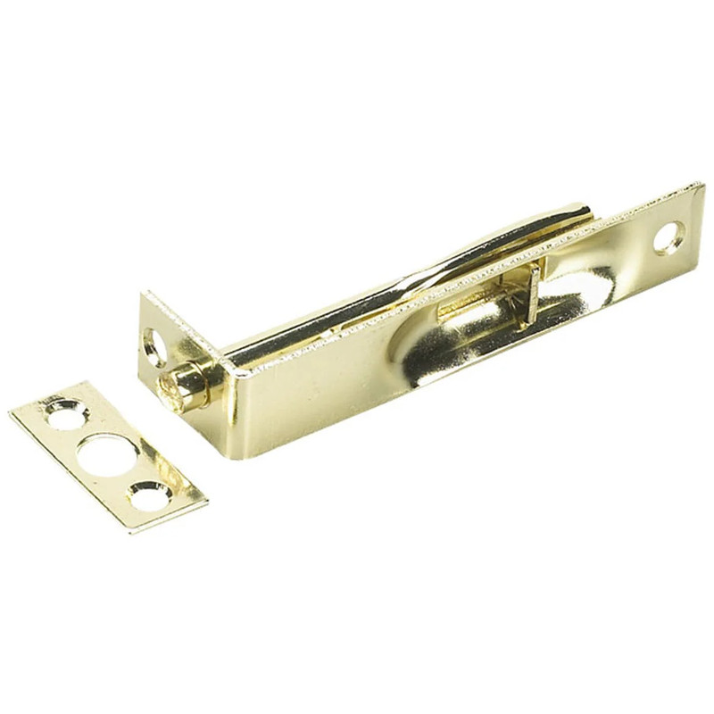 4" x 3/4" Flush Bolt Brass